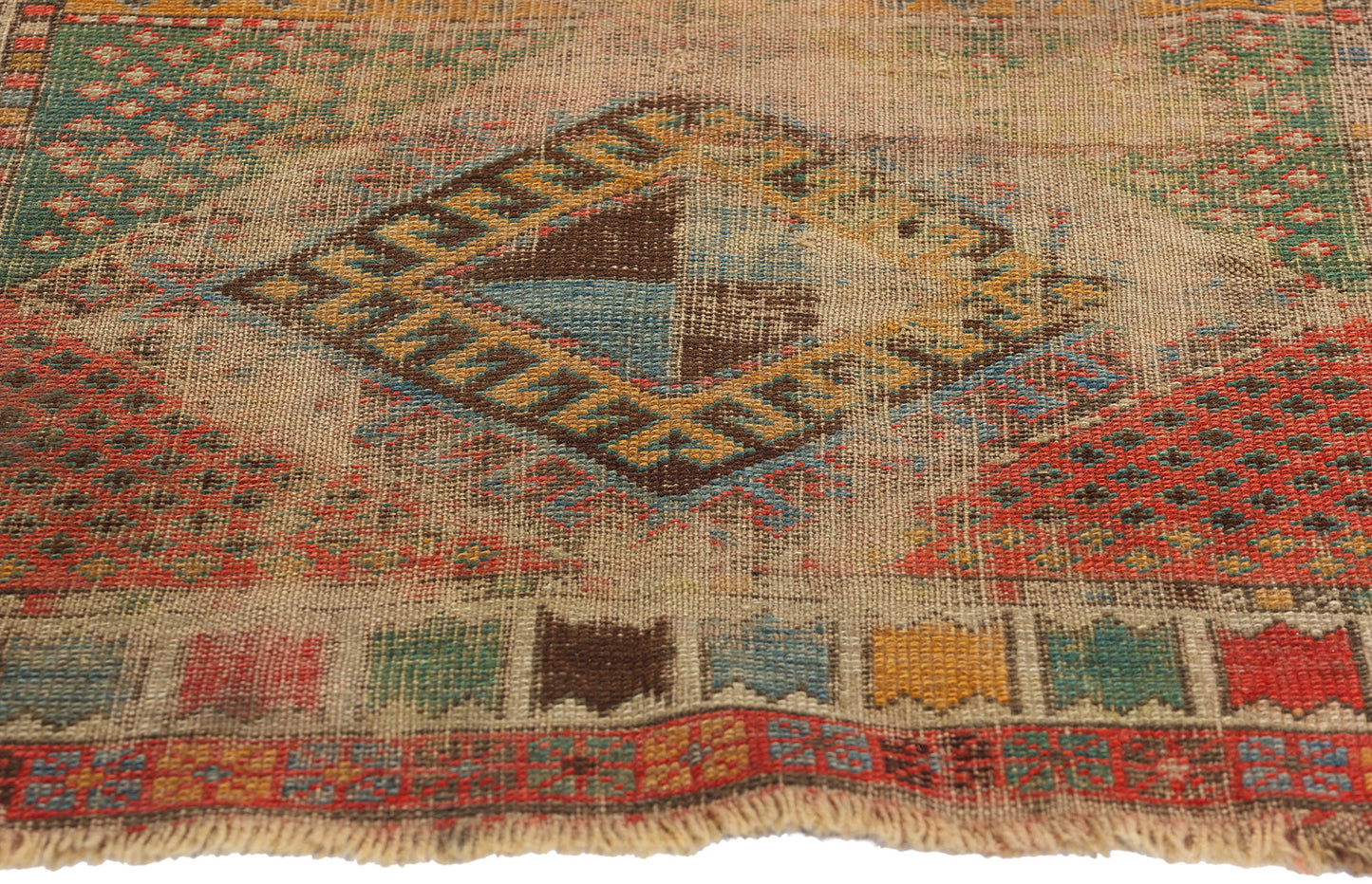 3 x 4 Antique Caucasian Shirvan Rug 78966