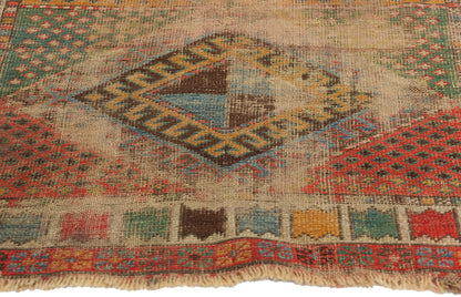 3 x 4 Antique Caucasian Shirvan Rug 78966