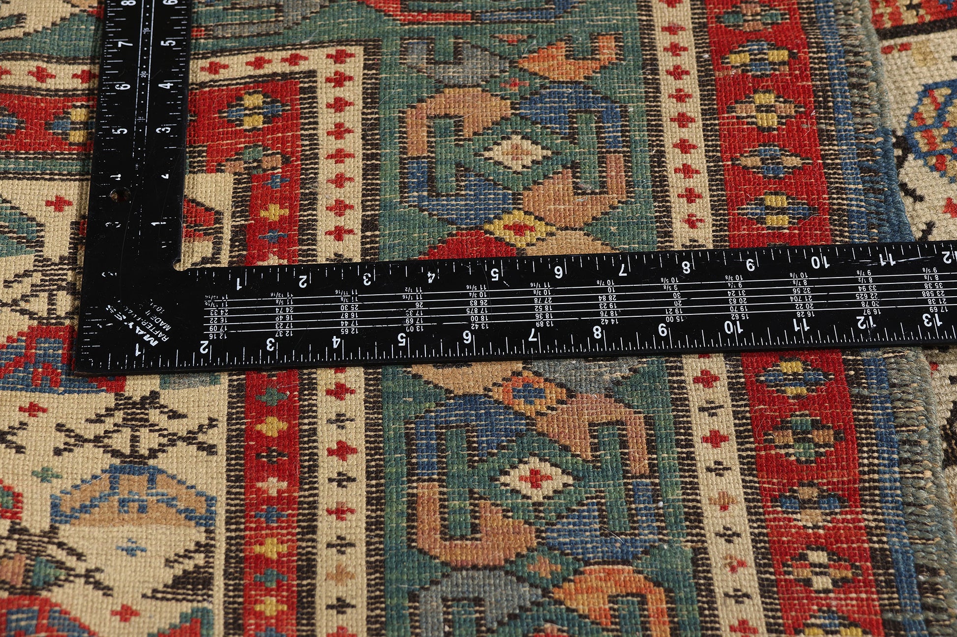 3 x 5 Ivory Antique Caucasian Shirvan Prayer Rug 79325