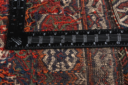 3 x 6 Antique Caucasian Shirvan Soumak Rug 79344