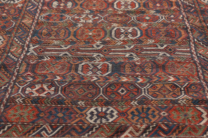 3 x 6 Antique Caucasian Shirvan Soumak Rug 79344