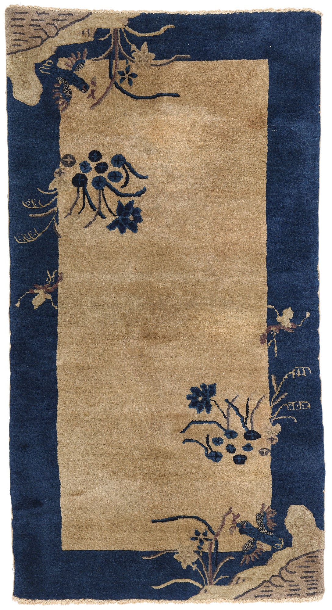 3 x 5 Antique Chinese Art Deco Rug 78978