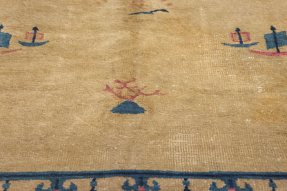 6 x 9 Antique Chinese Peking Rug 78921