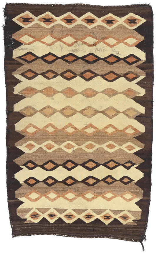 3 x 5 Antique Crystal Navajo Rug 79101