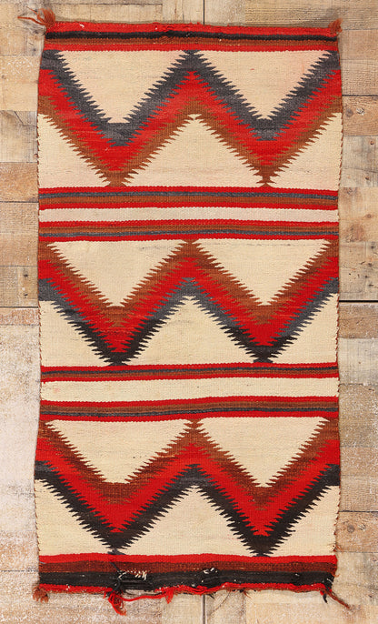 3 x 5 Antique Eye Dazzler Navajo Rug 79083