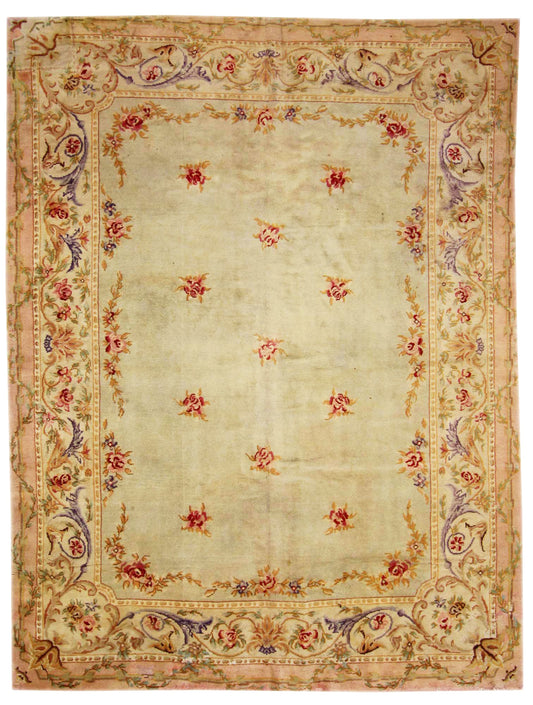 10 x 13 - Multicolor Antique French Savonnerie Rug - 71778