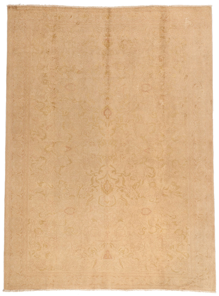 9 x 13 Antique Golden Turkish Oushak Rug 71910