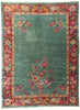 8 x 11 Green Antique Chinese Art Deco Rug 79167