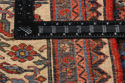 7 x 12 Antique Persian Halvai Bijar Rug 79080