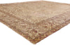 11 x 14 Beige Antique Indian Agra Rug 74351
