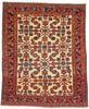 5 x 6 Ivory Antique Persian Malayer Rug 79307