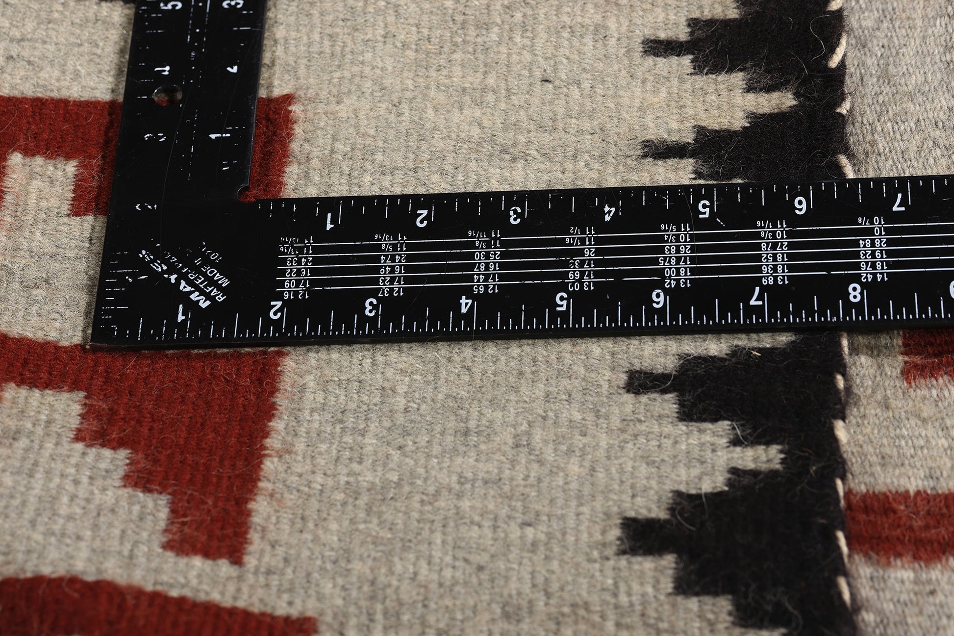 2 x 2 Gray Antique Klagetoh Navajo Rug 79334