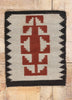 2 x 2 Gray Antique Klagetoh Navajo Rug 79334