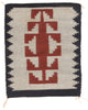 2 x 2 Gray Antique Klagetoh Navajo Rug 79334