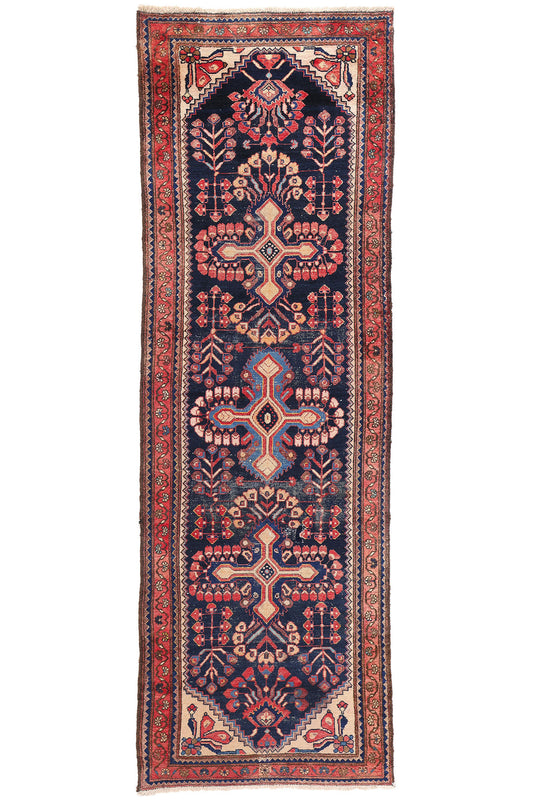 3 x 11 Antique Persian Lilihan Rug 78962
