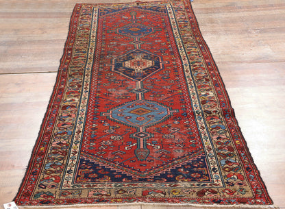 4 x 10 Antique Persian Malayer Rug 79000
