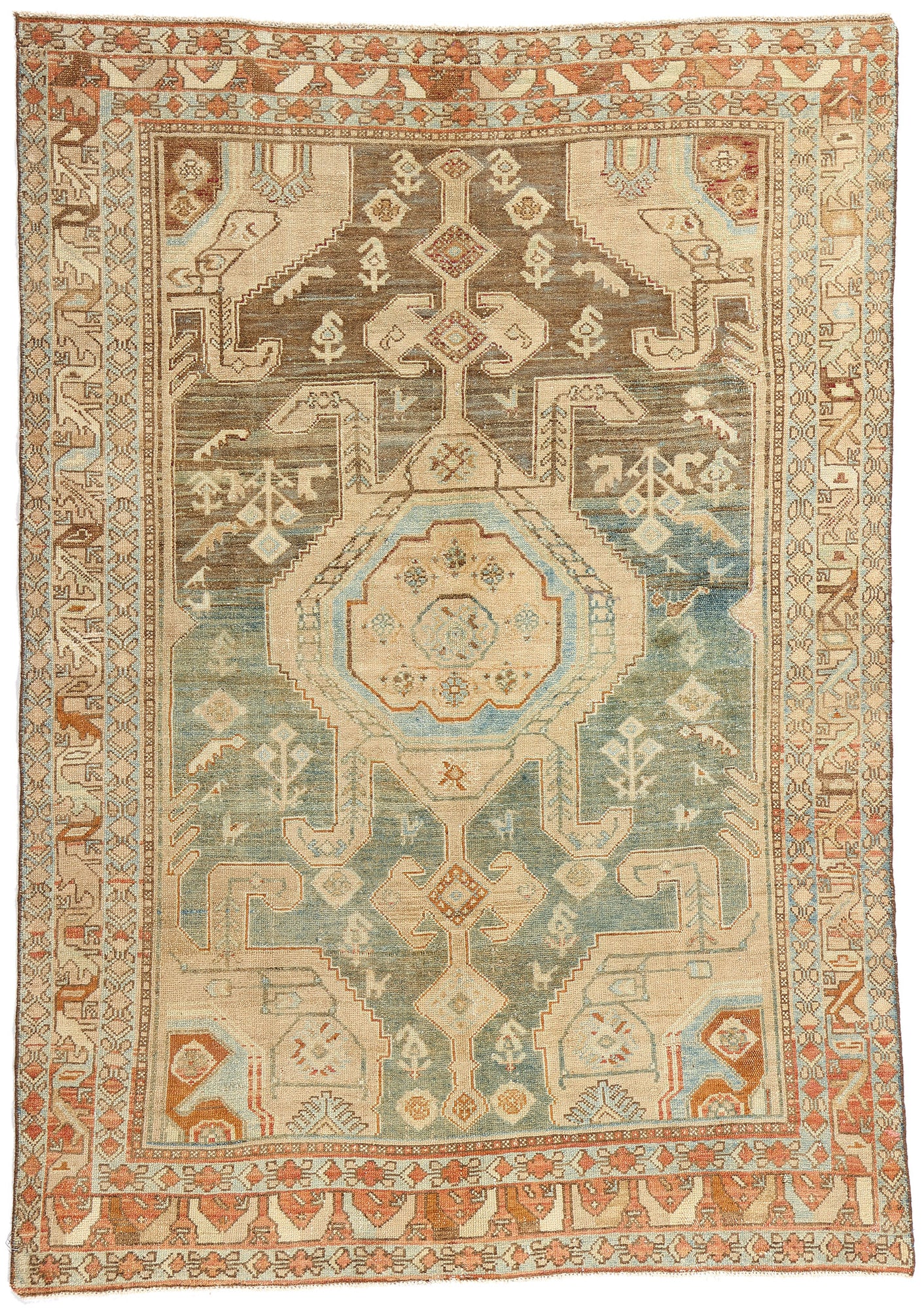 5 x 7 Antique Persian Malayer Rug 52842