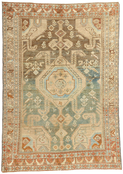 5 x 7 Antique Persian Malayer Rug 52842