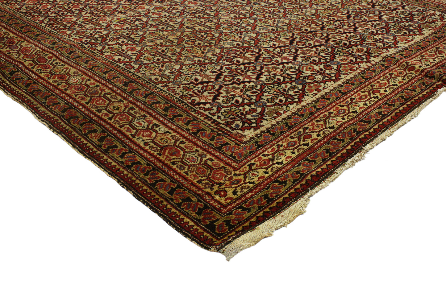 5 x 9 - Brown Antique Persian Malayer Rug - 76694
