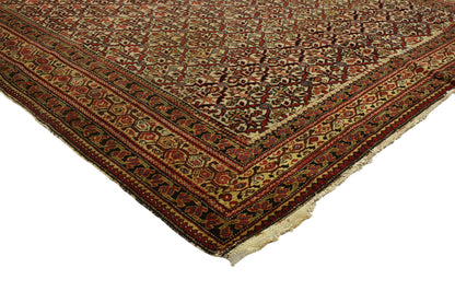 5 x 9 - Brown Antique Persian Malayer Rug - 76694