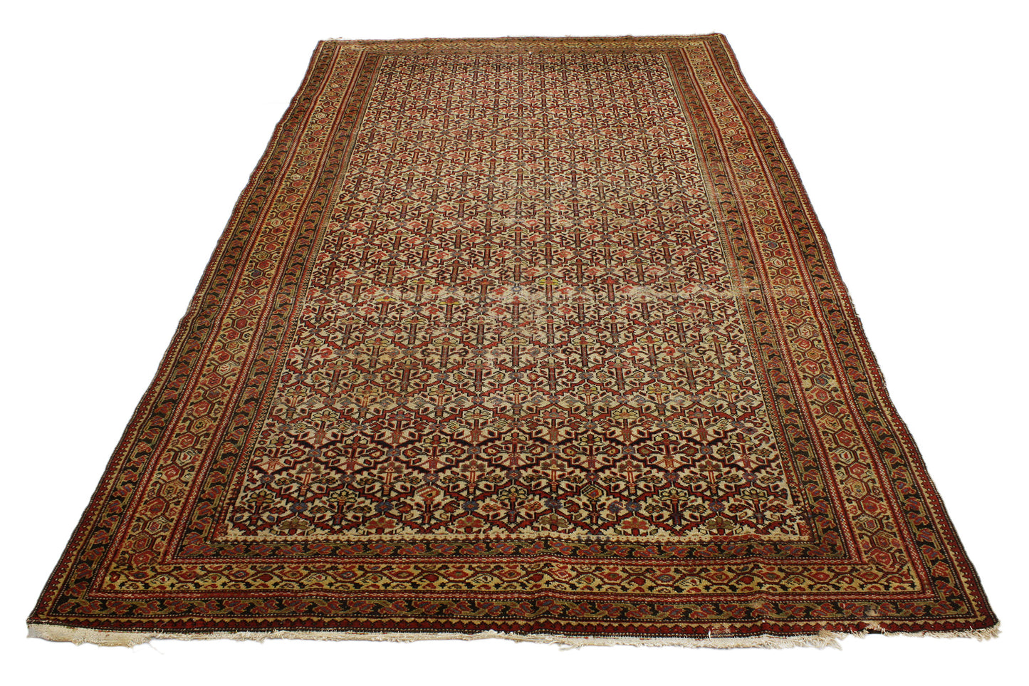5 x 9 - Brown Antique Persian Malayer Rug - 76694