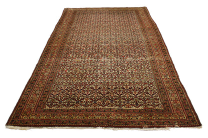 5 x 9 - Brown Antique Persian Malayer Rug - 76694