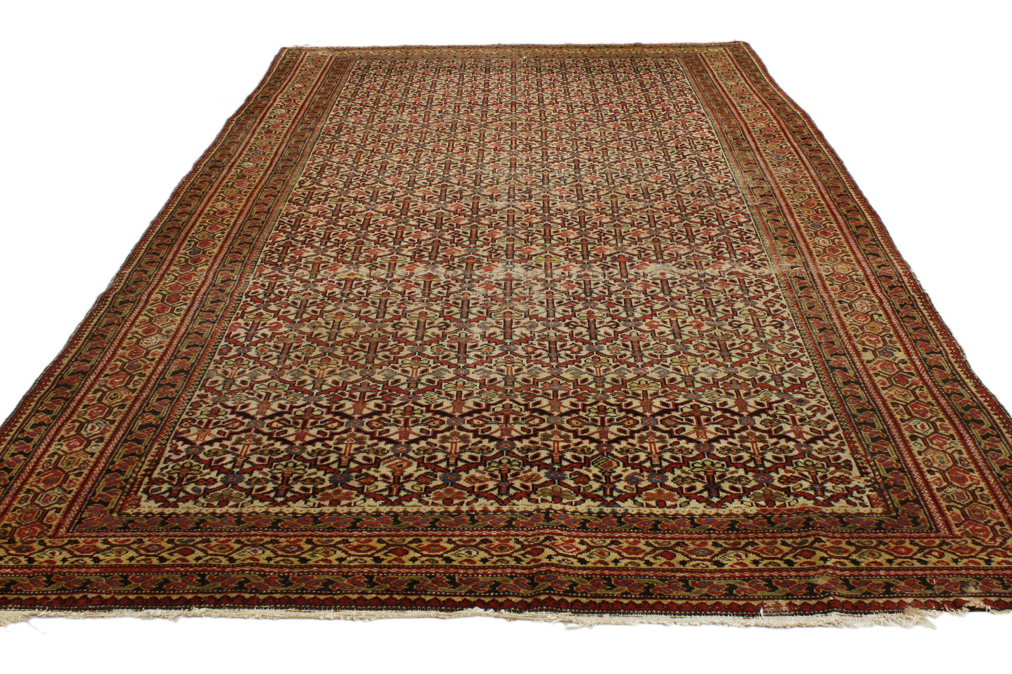 5 x 9 - Brown Antique Persian Malayer Rug - 76694