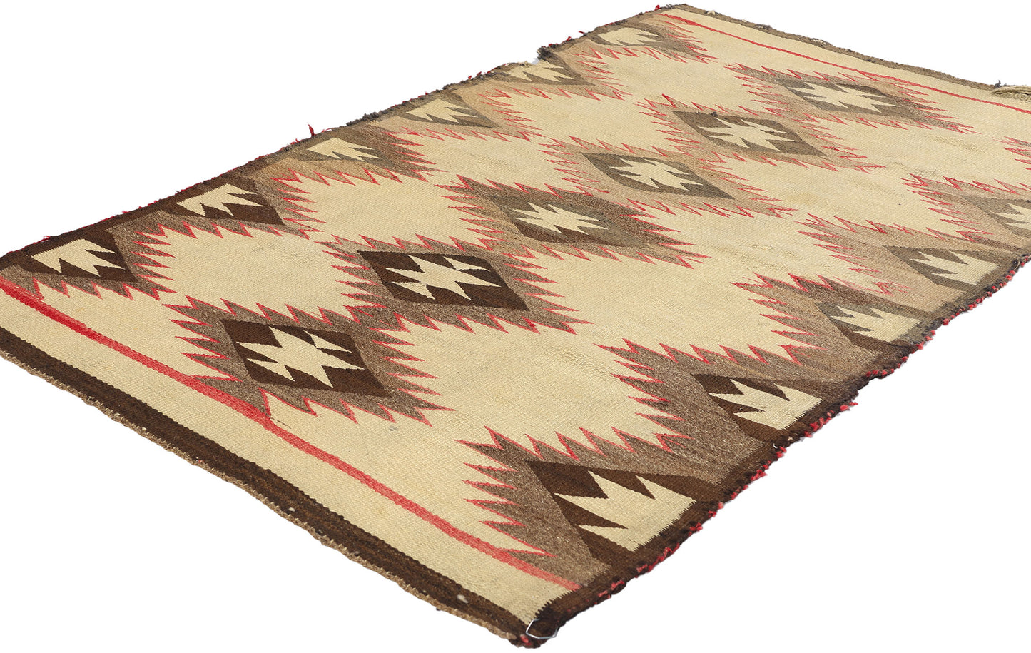 3 x 5 Antique Eye Dazzler Navajo Rug 79163