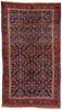 4 x 7 Antique Navy Blue Persian Bijar Rug 60891