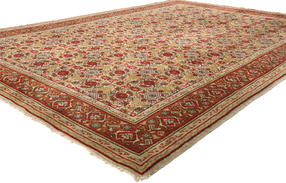 8 x 11 Antique Turkish Oushak Rug 79086