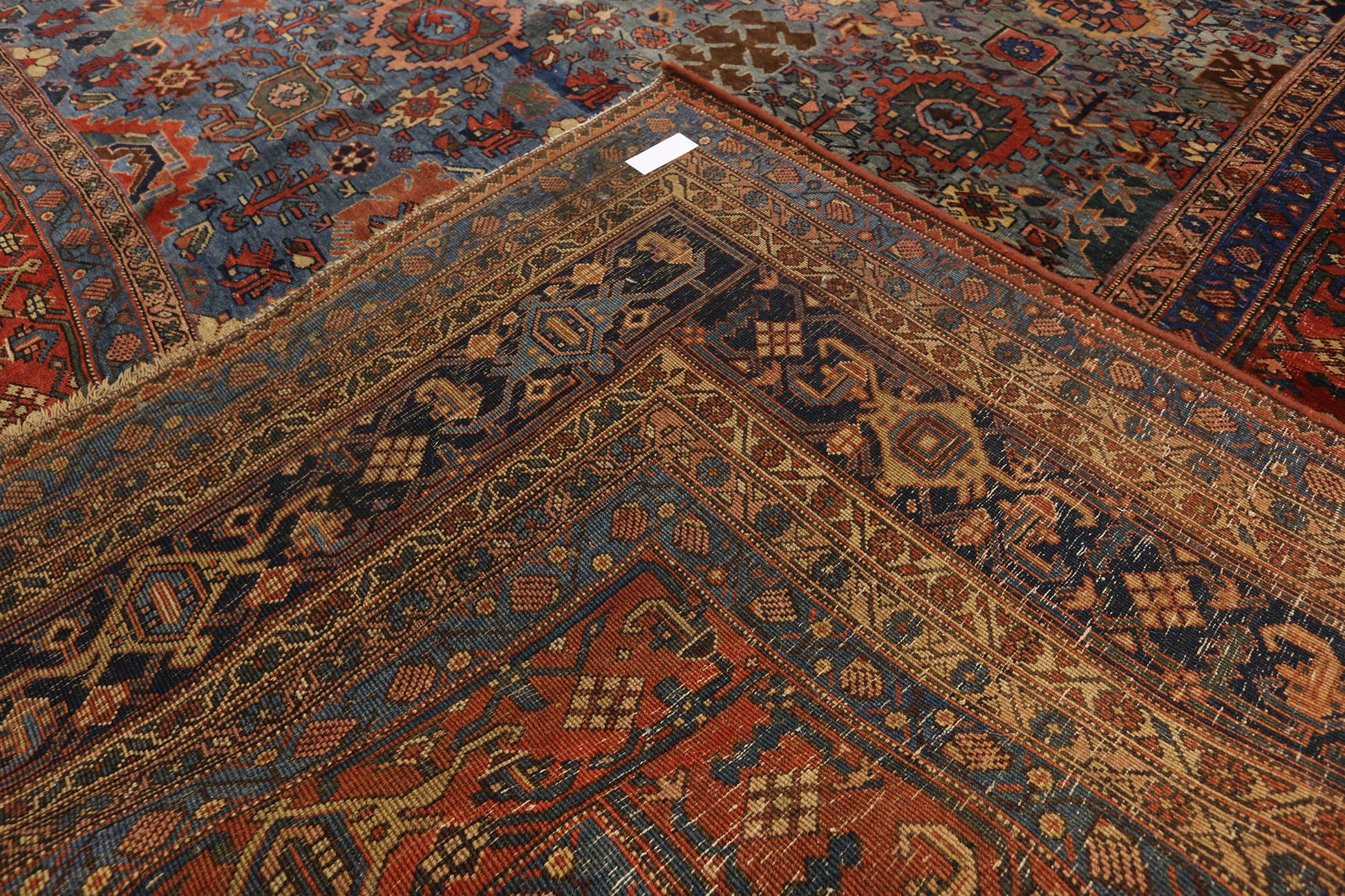15 x 25 Antique Persian Halwai Bijar Rug 77327