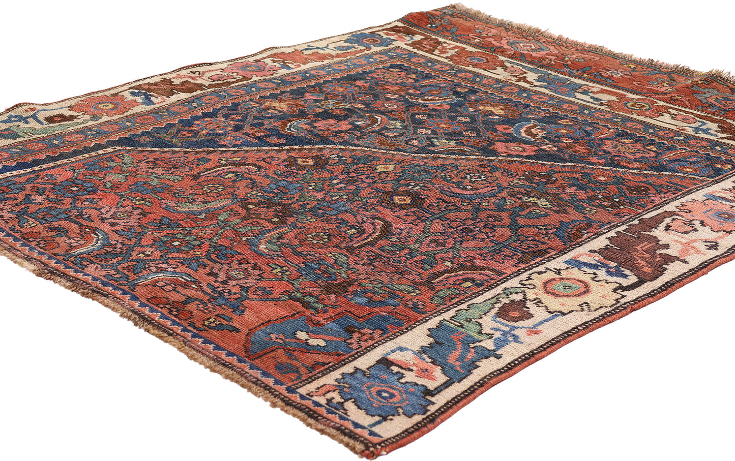 4 x 5 Antique Persian Bijar Rug 79226