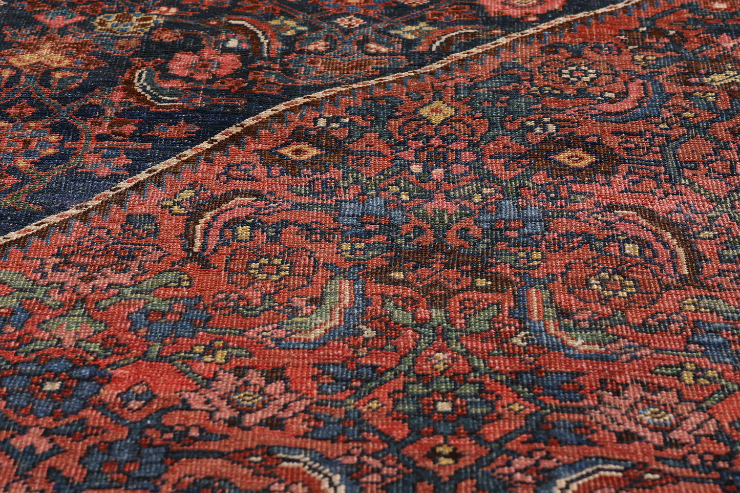 4 x 5 Antique Persian Bijar Rug 79226