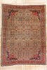 9 x 11 - Beige Antique Persian Farahan Rug - 74980