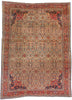 9 x 11 - Beige Antique Persian Farahan Rug - 74980