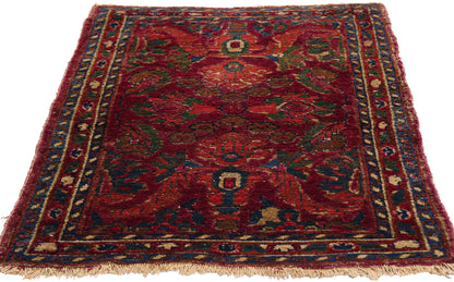 2 x 3 Antique Persian Borchelou Hamadan Rug 79271