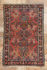 3 x 4 Antique Persian Hussainabad Hamadan Rug 78947