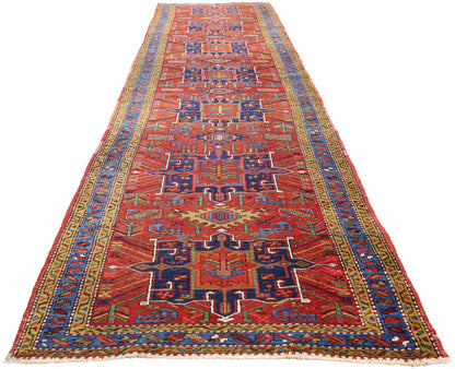 3 x 15 Antique Persian Heriz Rug 79244