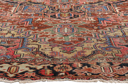 8 x 10 Antique Persian Heriz Rug 79273