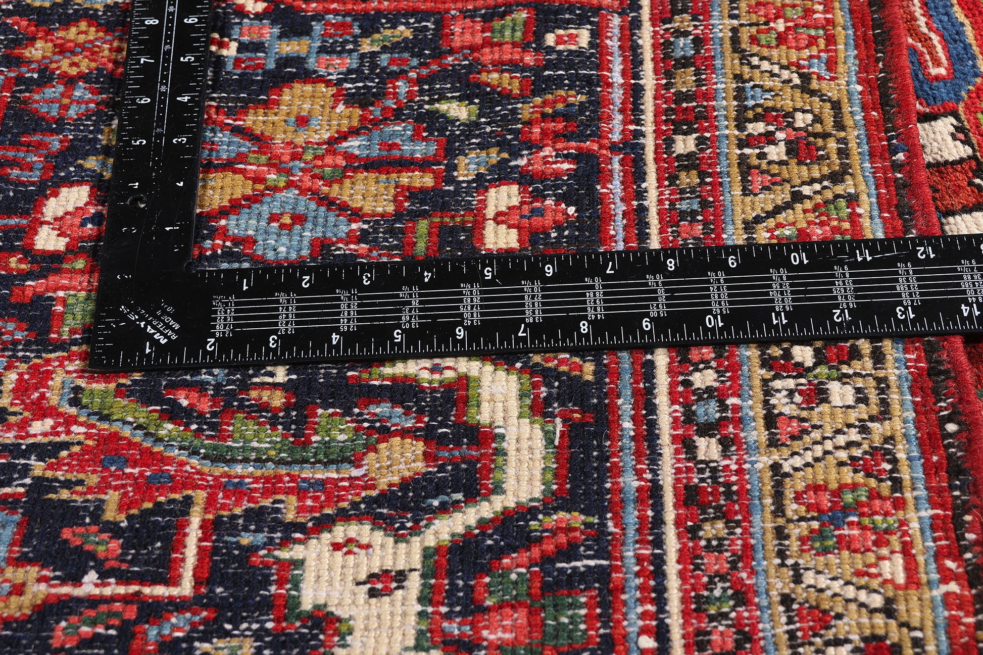9 x 12 Red Antique Persian Heriz Rug 61485