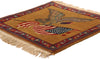 2 x 2 Antique Persian Kashan Pictorial Rug 79200