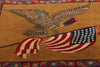 2 x 2 Antique Persian Kashan Pictorial Rug 79200