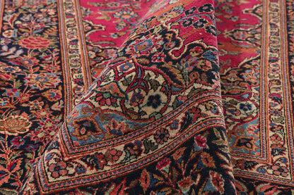 4 x 7 Antique Persian Kashan Rug 79270