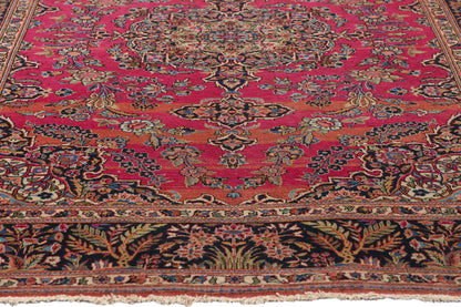 4 x 7 Antique Persian Kashan Rug 79270