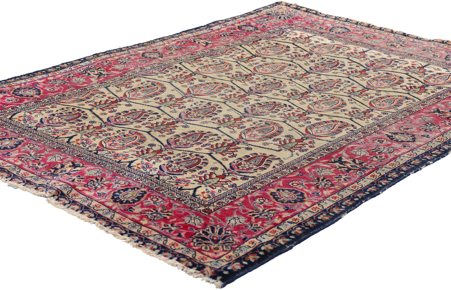 3 x 5 Antique Persian Kerman Rug 79259