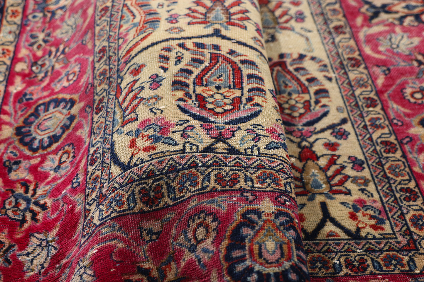 3 x 5 Antique Persian Kerman Rug 79259