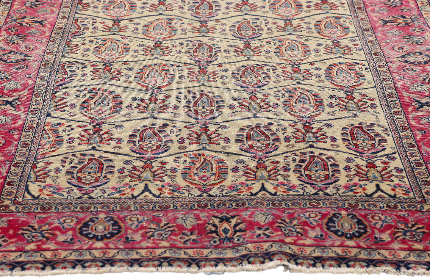 3 x 5 Antique Persian Kerman Rug 79259