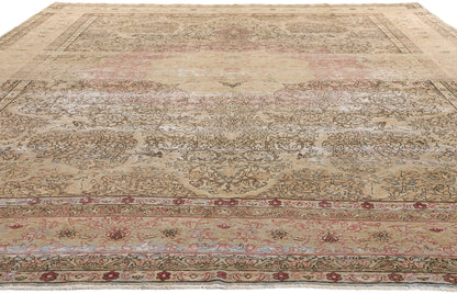 9 x 13 Antique Persian Kermanshah Rug- 72742