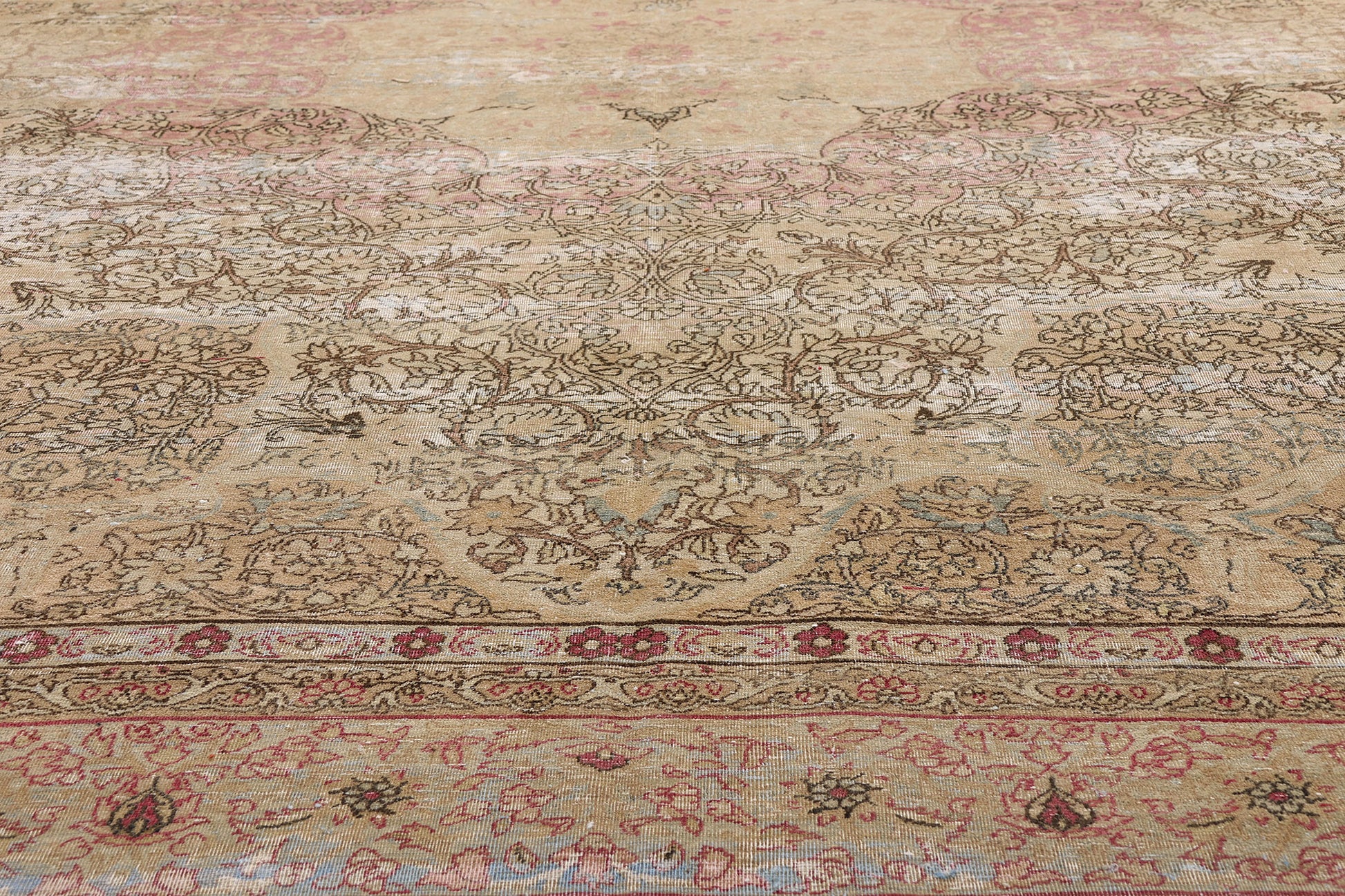 9 x 13 Antique Persian Kermanshah Rug- 72742