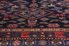 5 x 10 Navy Blue Antique Persian Kurd Rug 61418
